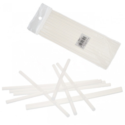 TG53477 KLEJ NA GORĄCO DO PISTOLETU TERMOTOPLIWY 10SZT 7MM WKŁADY LASKI KLEJU święt