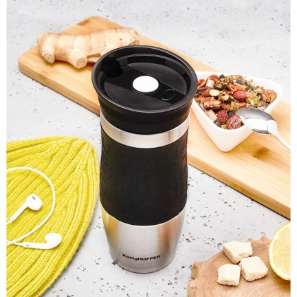 TD18 KUBEK TERMICZNY KonigHOFFER 400ML czarny termos