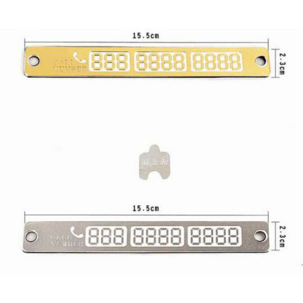 NN73 Tabliczka Parkingowa z numerem telefonu na szybę 