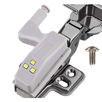 16146 LAMPKA DO SZAFKI SZUFLADY 3 LED NA ZAWIAS SZAFY