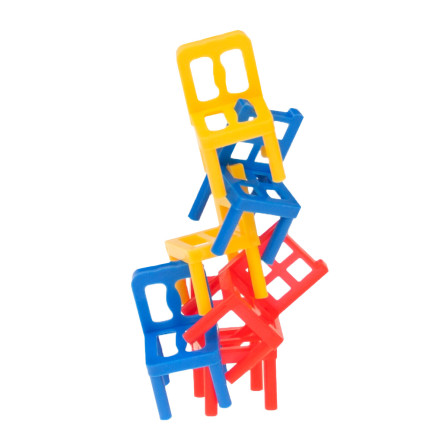 TG55501 GRA ZRĘCZNOŚCIOWA SPADAJĄCE KRZESŁA KRZESEŁKA STOŁKI PIRAMIDA WALKA STOŁKI