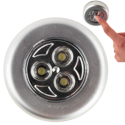 LP10 LAMPKA 3 LED SAMOPRZYLEPNA NA BATERIE SAMOPRZYLEPNE