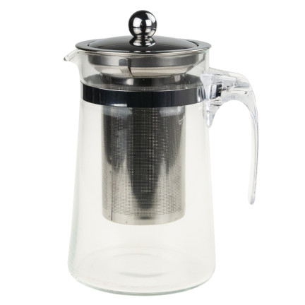 LUT4230 DZBANEK ŻAROODPORNY Z ZAPARZACZEM 0,75L METALOWA POKRYWKA