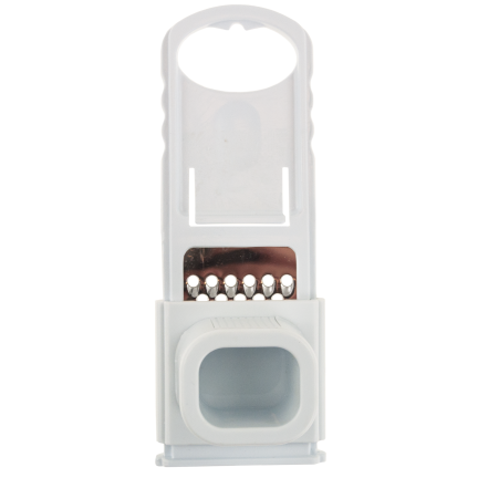 LUXL-145 TARKA PŁASKA DO CZOSNKU IMBIRU ORZECHÓW DO TARCIA SIEKACZ MAŁA STALOWA