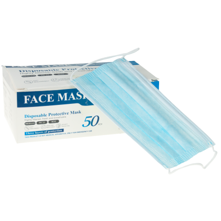 M3 MASKA MASECZKA CHIRURGICZNA OCHRONNA 3W 50 SZT CE