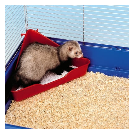 TG64359 KUWETA NAROŻNA DO KLATKI DLA KRÓLIKA ŚWINKI DUŻA