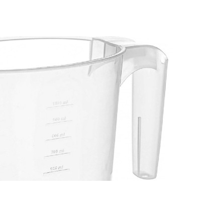 HOB081207 DZBANEK KUBEK KUCHENNY Z MIARKĄ PODZIAŁKĄ MIARKA 1L OWALNY TRANSPARENTNY