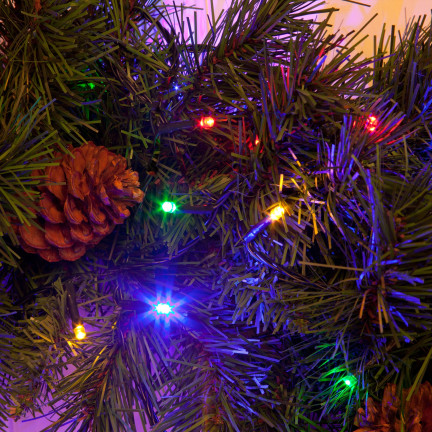 Lampki led 500l, multikolor, choinkowe, świąteczne, zewnętrzne, wewnętrzne, 3+25m