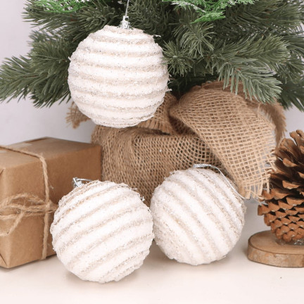 TG26222 KULA STYROPIANOWA BOMBKA 15CM BOMBKI ZE STYROPIANU styropianowe