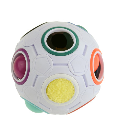 TG67293 PIŁKA KULA SENSORYCZNA ANTYSTRESOWA  MAGICZNA GRA KOSTKA LOGICZNA UKŁADANKA