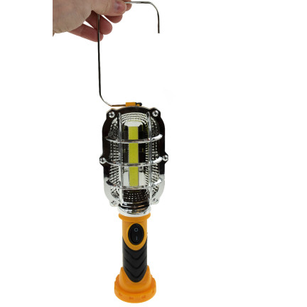 TG56630 Profesjonalna LAMPA WARSZTATOWA LATARKA ma Hak Magnes LED Kanałowa AAA R6