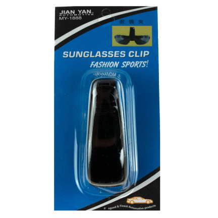 DO75 KLIPS UCHWYT NA OKULARY DO SAMOCHODU NA OSŁONĘ PRZECIWSŁONECZNĄ