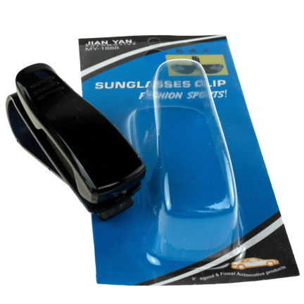 DO75 KLIPS UCHWYT NA OKULARY DO SAMOCHODU NA OSŁONĘ PRZECIWSŁONECZNĄ