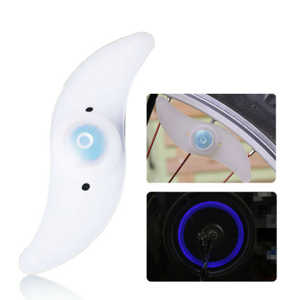 ER51 LAMPKA ROWEROWA LED NA SZPRYCHY KOŁA ROWER NAKŁADKA NA koło rowerowe