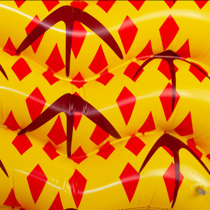 P1D MATERAC PLAŻOWY ANANAS xxxl dmuchany DO PŁYWANIA