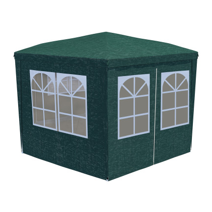 TG77597-1 duży PAWILON NAMIOT OGRODOWY HANDLOWY ALTANA DO OGRODU NA TARAS 4x4 6 scian