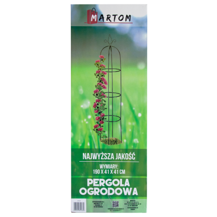 PERG-N0309 PERGOLA OGRODOWA KOLUMNOWA KOLUMNA SŁUP NA RÓŻE KWIATY pnące 190 cm