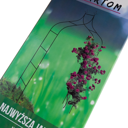 PERG-N6078 PERGOLA OGRODOWA ŁUK METALOWA ŁUKOWA NA RÓŻE KWIATY PNĄCZA 240cm