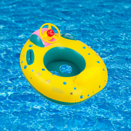 TG67350 DMUCHANE KOŁO PONTON DLA DZIECI Z KIEROWNICĄ DASZKIEM SIEDZISKO PONTONIK