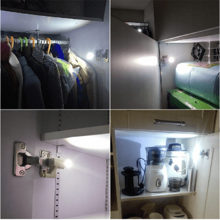 16146 LAMPKA DO SZAFKI SZUFLADY 3 LED NA ZAWIAS SZAFY