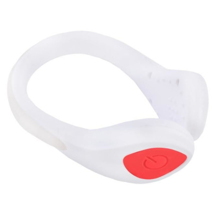 SS32 OPASKA DLA BIEGACZA NA BUTY BIAŁA LEDOWA ŚWIATŁO