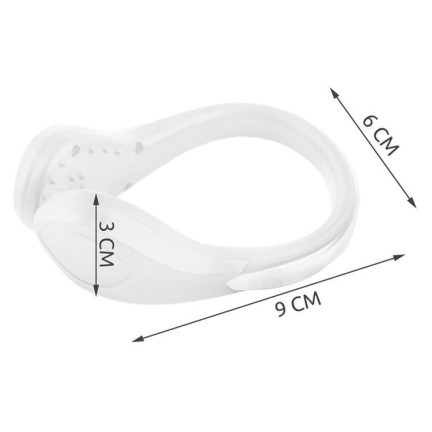 SS32 OPASKA DLA BIEGACZA NA BUTY BIAŁA LEDOWA ŚWIATŁO