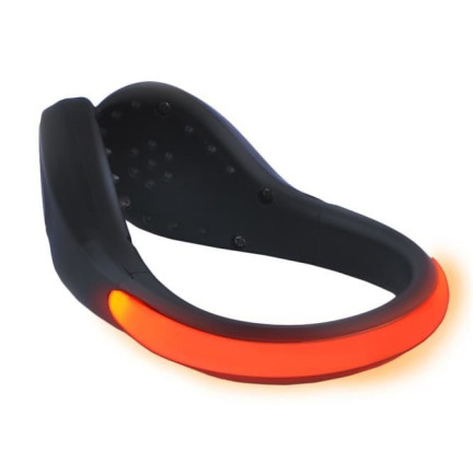 SS31 OPASKA LEDOWA DLA BIEGACZA NA BUTY CZARNA ŚWIATŁO