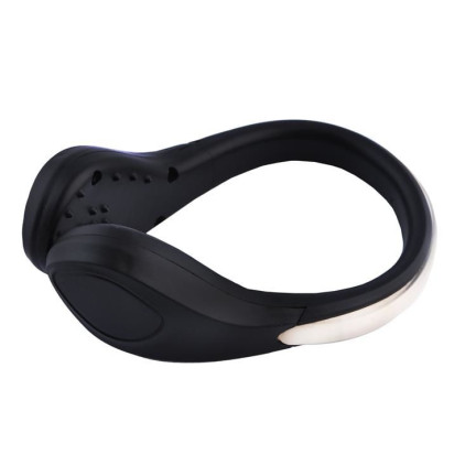 SS31 OPASKA LEDOWA DLA BIEGACZA NA BUTY CZARNA ŚWIATŁO