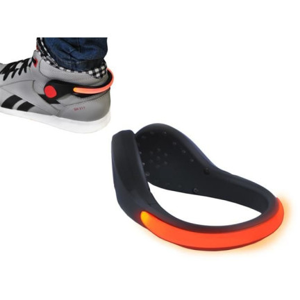 SS31 OPASKA LEDOWA DLA BIEGACZA NA BUTY CZARNA ŚWIATŁO