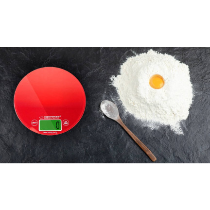 ES156CZ MANGO WAGA KUCHENNA OKRĄGŁA CZERWONA