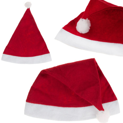 MM1 CZAPKA świętego MIKOŁAJA PRZEBRANIE Z POMPONEM KOSTIUM ŚWIĄTECZNA STRÓJ