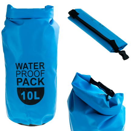 UU53 WOREK WODOODPORNY WODOSZCZELNA TORBA NA KAJAK 10L