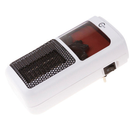 Q20I MINI FARELKA GRZEJNIK ELEKTRYCZNY KOMINEK GNIAZDKA