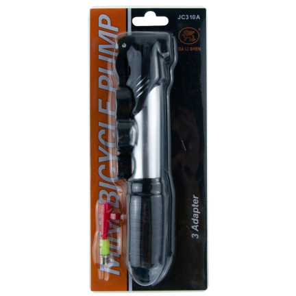 RB26 POMPKA ROWEROWA Z AKCESORIAMI PIŁEK DO ROWERU IGŁA Z UCHWYTEM na RAMĘ PODRÓŻNA