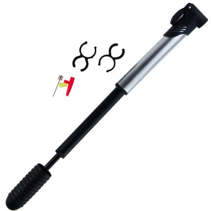 RB26 POMPKA ROWEROWA Z AKCESORIAMI PIŁEK DO ROWERU IGŁA Z UCHWYTEM na RAMĘ PODRÓŻNA