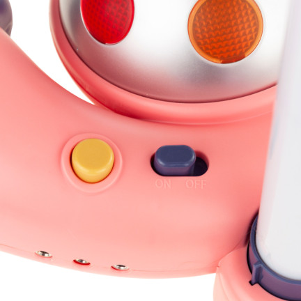 RJ2835 MIKROFON KARAOKE NA STATYWIE KULA DISCO MP3 DLA DZIECI MAŁA GWIAZDA