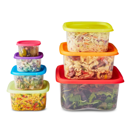 TG56581 POJEMNIKI NA ŻYWNOŚĆ ZESTAW 7szt lunchbox kuchenne