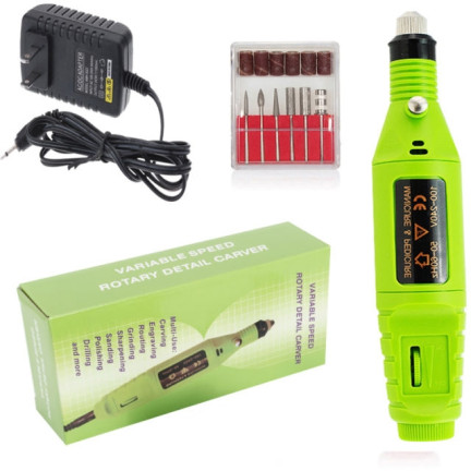 UR17 FREZARKA DO PAZNOKCI + ZESTAW FREZÓW 