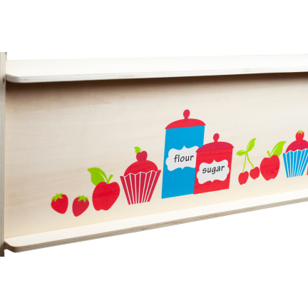 TG53005 SKLEP DREWNIANY stragan duży kram do przedszkola