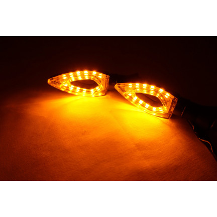 TG56141 KIERUNKOWSKAZY MIGACZE LED SKUTER MOTOR QUAD ROWER SYGNALIZACJA