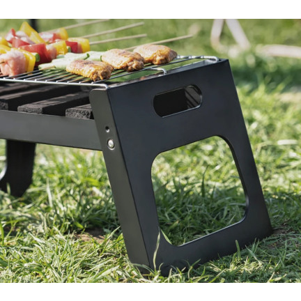TG71420 GRILL SKŁADANY TURYSTYCZNY NA KEMPING BBQ PRZENOŚNY WĘGLOWY