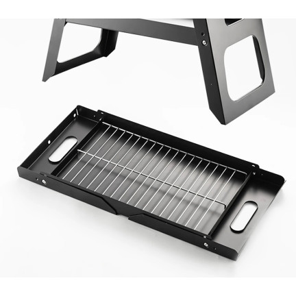 TG71420 GRILL SKŁADANY TURYSTYCZNY NA KEMPING BBQ PRZENOŚNY WĘGLOWY