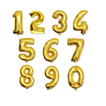 TG48095-4-G BALON CYFERKI 80 CM 