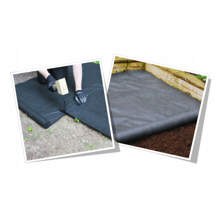 AGO0434 AGROWŁÓKNINA antychwastowa 1x10 M 50g/m2 100% UV2%