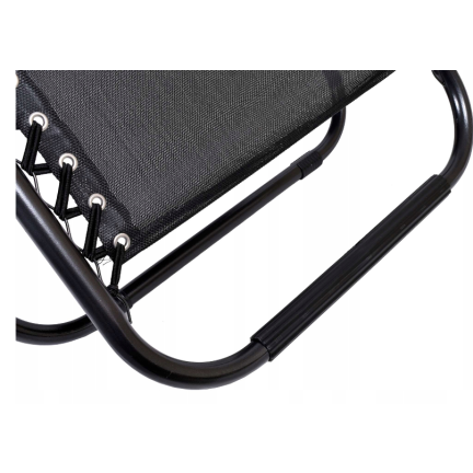 TG49016-1 LEŻAK OGRODOWY KRZESŁO ZERO GRAVITY PODSTAWKA 2SZT