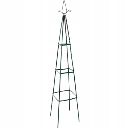 PERG-N0293 PERGOLA OGRODOWA PIRAMIDA PODPORA NA RÓŻE PNACZA SŁUP METALOWY