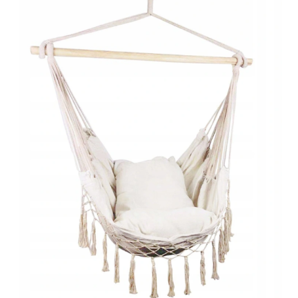 TG53023 HAMAK BOHO KRZESŁO BRAZYLIJSKIE WISZĄCE HUŚTAWKA FOTEL WISZĄCY