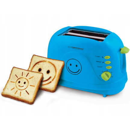 ES144N TOSTER WYPEIKAJĄCY OBRAZKI SMILEY NIEBIESKI ESPERANZA