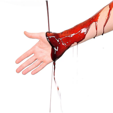 Sztuczna krew, czerwona, płynna, krew w płynie, dekoracja Halloween, tubka 100ml