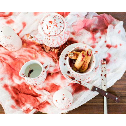 Sztuczna krew, czerwona, płynna, krew w płynie, dekoracja Halloween, tubka 100ml